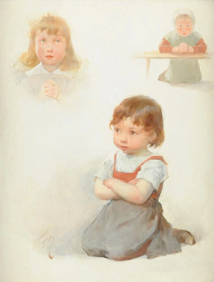 Tre figure di bambini